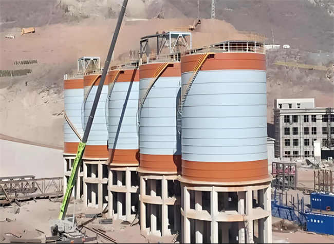 阿拉善左高架钢板仓